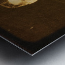 Pistol Pete and Coach Press Maravich Metal print