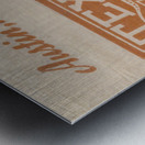 Vintage Austin Texas and Longhorn Art Metal print