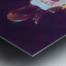 Michael Jordan Shoots Over the Lakers Metal print