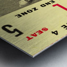 1963 Washington vs. Air Force  Metal print