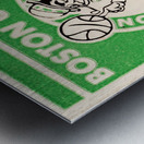 1982 boston celtics ticket stub art Metal print