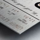 1975 stanley cup finals philadelphia flyers ticket stub hockey poster Metal print