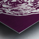 1985 retro ksu wildcats college art Metal print