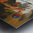 1969 atlanta braves baseball poster  Metal print