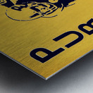 1974 Purdue Football Art Metal print