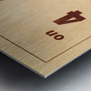 1962 kxly tv spokane football ad Metal print