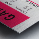 1980 LA Aztecs Soccer Ticket Stub Art Metal print