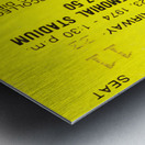 1974 California Bears vs. Stanford Cardinal Metal print