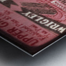 1929 Chicago Cubs World Series Ticket Stub Art | Row 1 Metal print