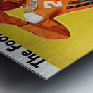 1941 Loyola Lions Football Program Cover Art Metal print