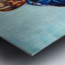 1946 Gridiron Action Football Art  Metal print