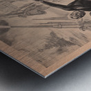 1942 On the Fields of Friendly Strife Football Art Metal print