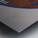 Vintage Sixties Cowboys Football Art Metal print