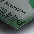 1973 Philadelphia Eagles Football Ticket Remix Metal print