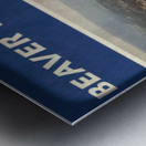 1984 Beaver Stadium Viewfinder Art Metal print