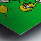 Oregon Duck Throwback Cartoon Art Metal print