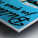 Build for Your Navy Metal print