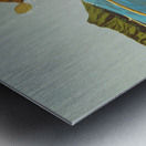 1960 stanley galli hawaii travel poster Metal print