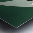 1950s bike racing art Metal print