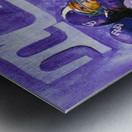 vintage tcu art football players Metal print