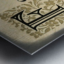 Vintage Football Word Art Metal print