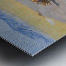 frederic remington watering hole western art Metal print