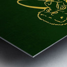 vintage southeastern college lions art Metal print