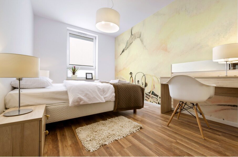 1930s western art Mural print