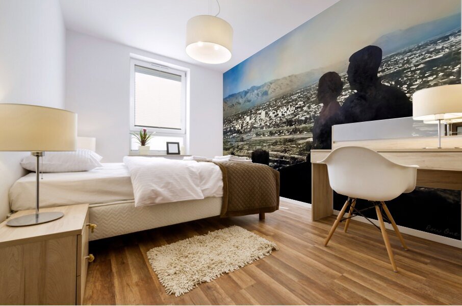 1950s tucson art Mural print