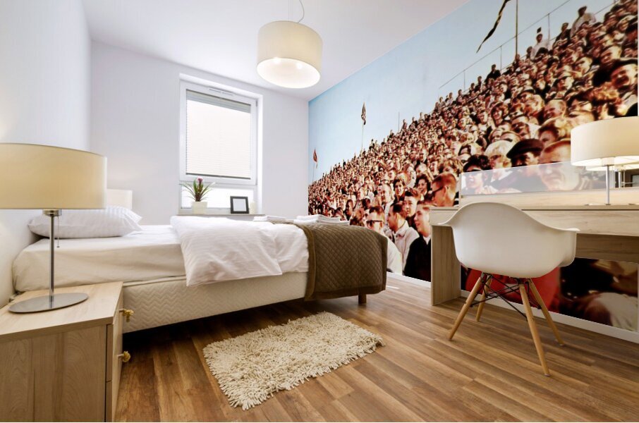 1963 western michigan football gameday Mural print