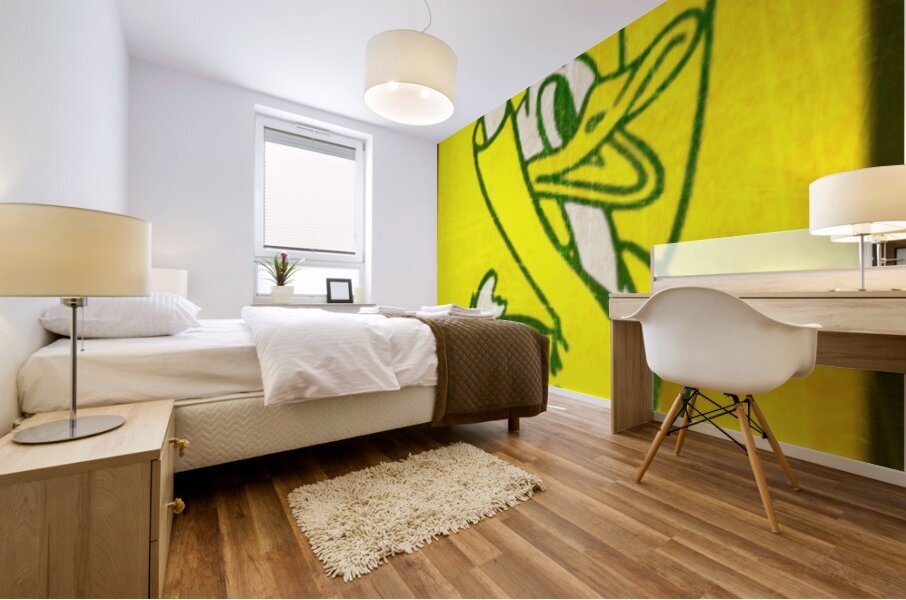 Oregon Duck Viewfinder Slide Remix Mural print
