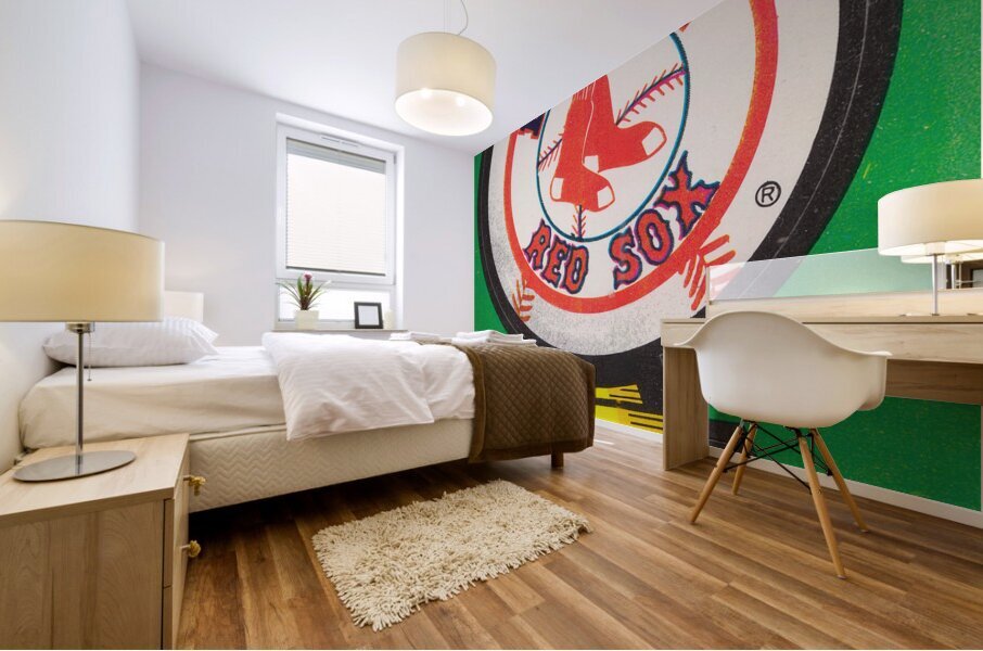 1988 Boston Red Sox Fleer Decal Art Mural print
