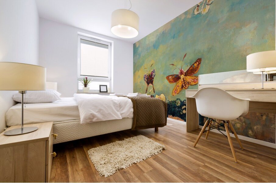 Butterflies by Redon Mural print