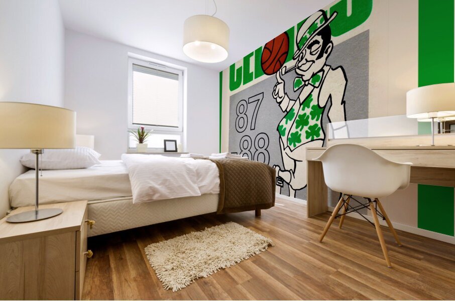 1987 Boston Celtics Art Mural print