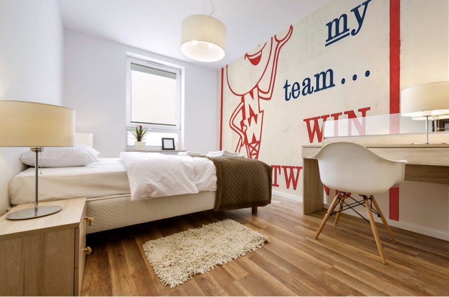 Vintage Northwestern Bank Minnesota Twins Ad Mural print