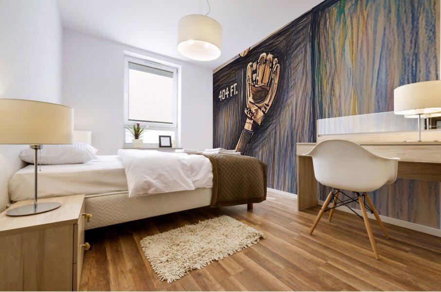 1980s California Angels Baseball Grab Mural print