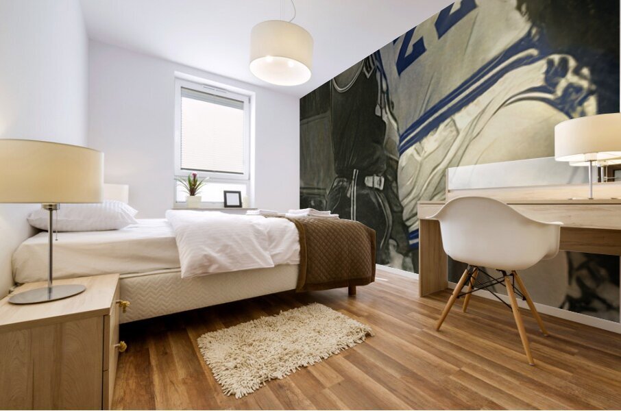 1960s Duke Basketball Art  Mural print