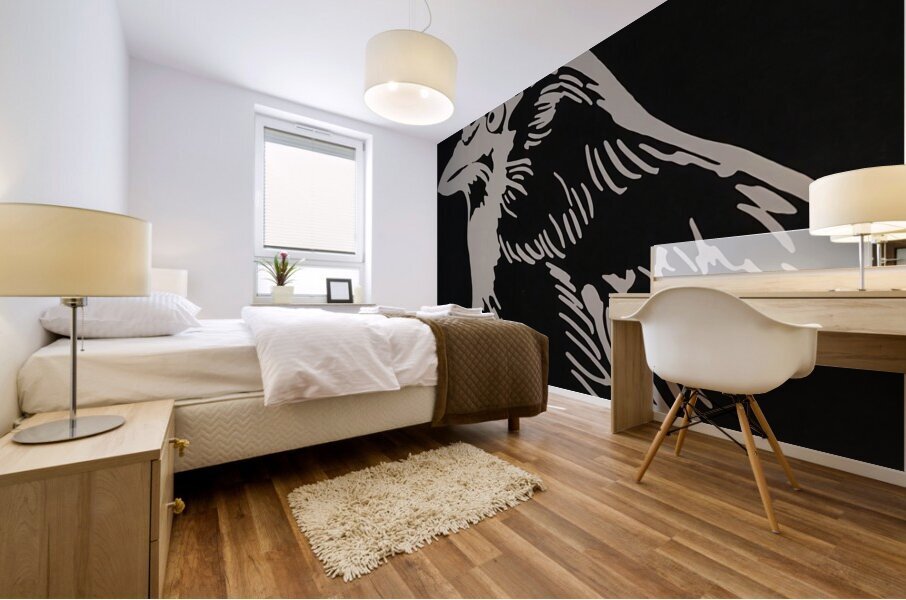 1980s Fighting Cardinals Art Mural print