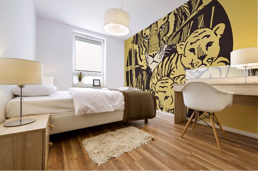 1930s Missouri Tigers Art Mural print