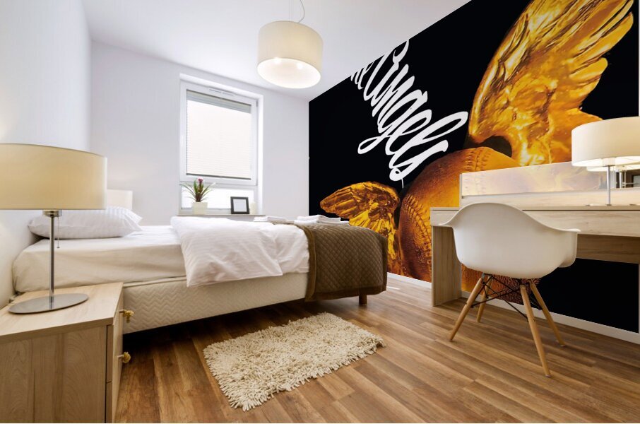 1967 California Angels Vintage Art Mural print