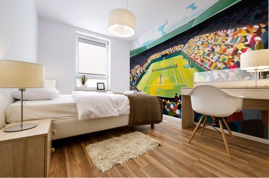 In Between Points Mural print