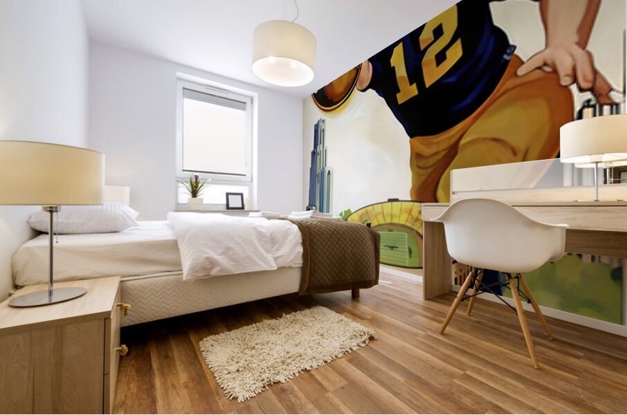 1968 Pitt Panthers Football Art Remix Mural print