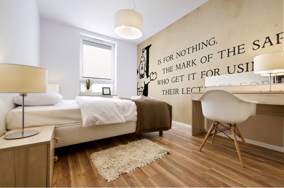 N is for Nothing Mural print