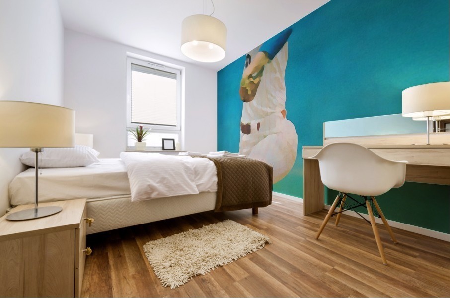 Vintage Atlanta Braves Baseball Wall Art_Atlanta Home Decor Ideas for Sports Fans Mural print