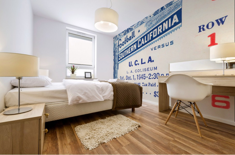 1945 USC vs. UCLA Game 2 Mural print