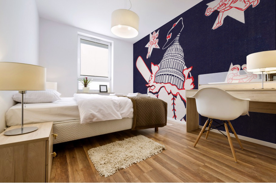 1953 Washington Nationals Art Mural print