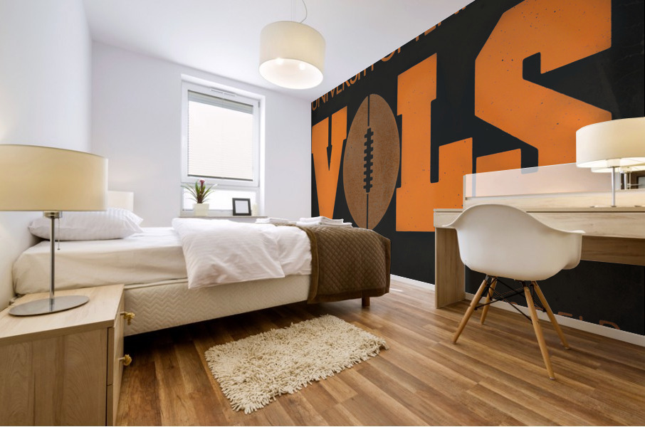 1979 Tennessee Vols Football Ticket Remix Mural print