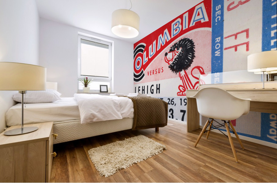 1957 Columbia Lions vs. Lehigh Engineers Mural print