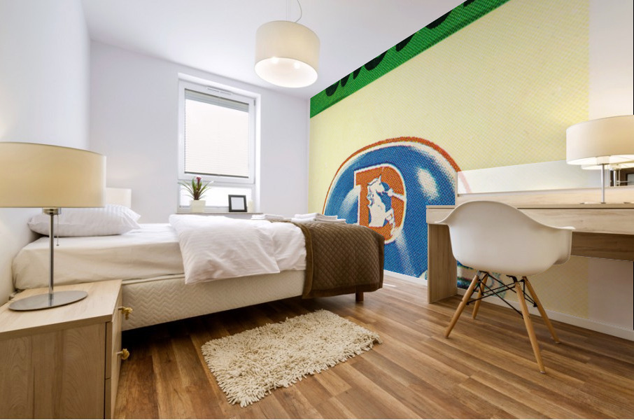 1986 Philadelphia Eagles vs. Denver Broncos  Mural print