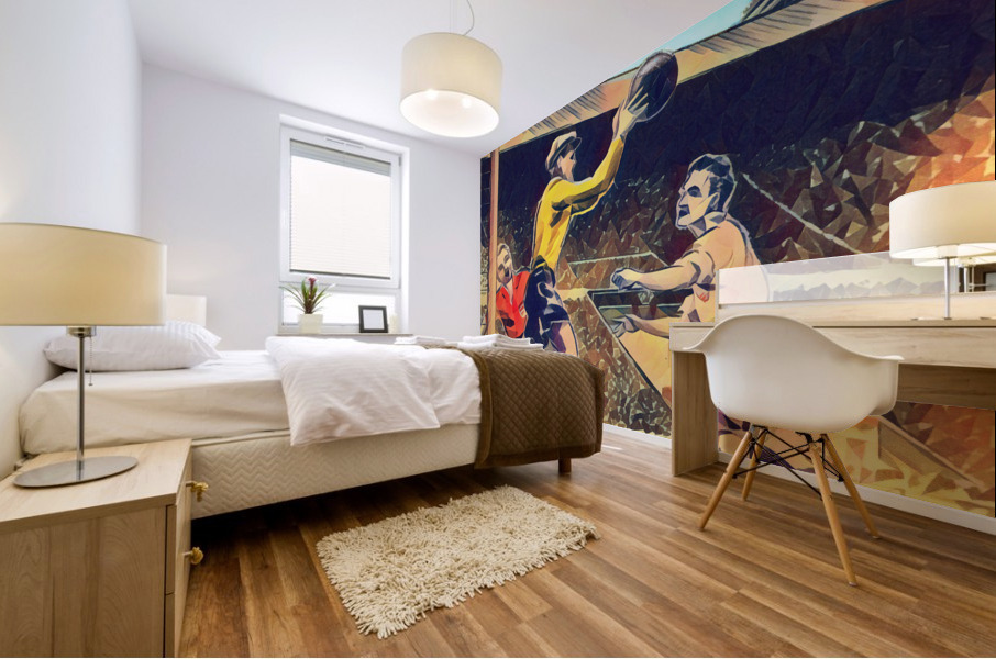 Sunny Day in London Mural print